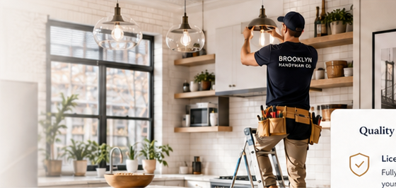 Brooklyn Handyman case study website screen